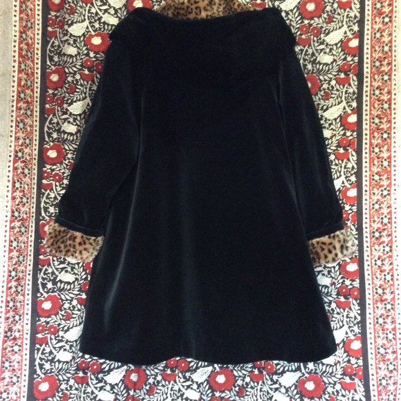 Reversible Faux Fur Leopard & Velvet Swing Coat - Picture 2 of 10